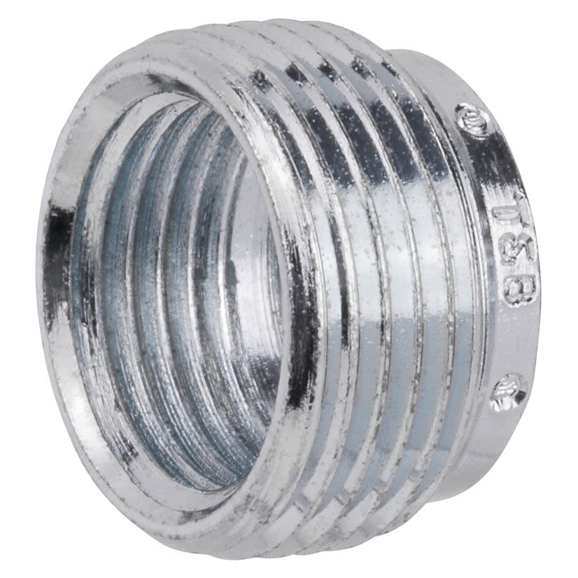 Steel City RB-176 Reducing Bushing, 2-1/2 to 2 in Trade, Malleable Iron, Zinc Plated